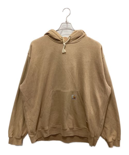 CarHartt（カーハート）CarHartt (カーハート) プルオーバーパーカー ベージュ サイズ:2XLの古着・服飾アイテム