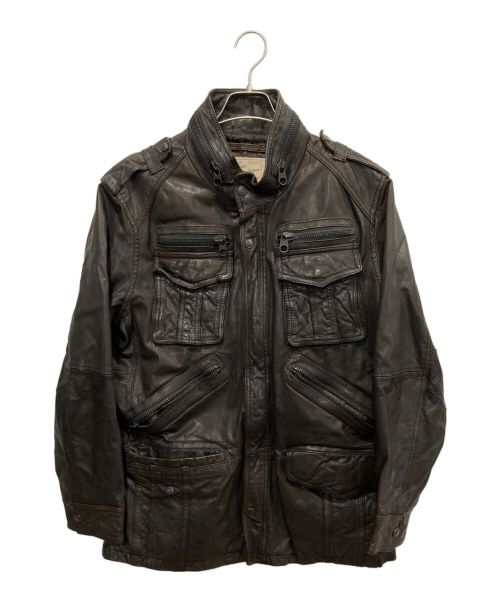 AVIREX（アヴィレックス）AVIREX (アヴィレックス) M-65レザージャケット/6121010 ブラウン サイズ:XLの古着・服飾アイテム