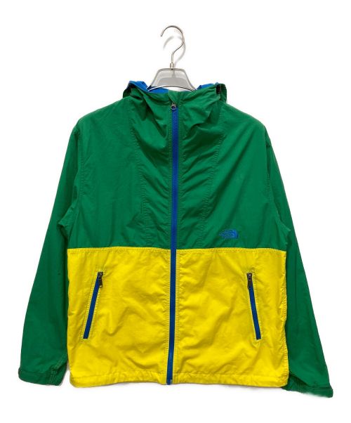 THE NORTH FACE（ザ ノース フェイス）THE NORTH FACE (ザ ノース フェイス) コンパクトジャケット グリーン×イエロー サイズ:Mの古着・服飾アイテム