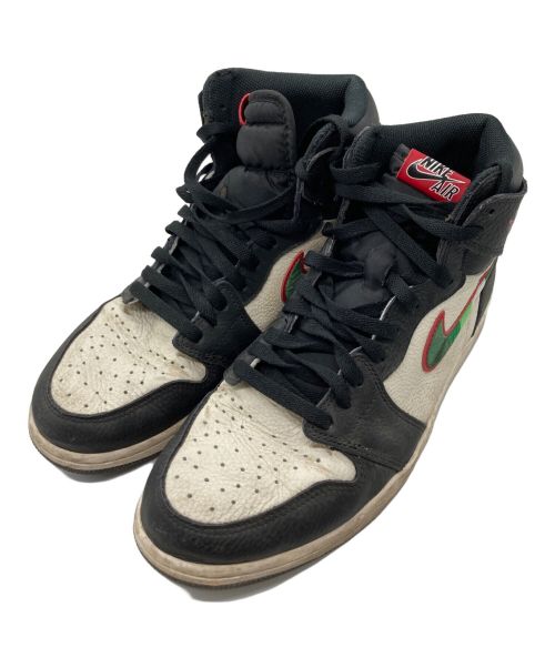 NIKE（ナイキ）NIKE (ナイキ) AIR JORDAN 1 RETRO HIGH OG/55088-015 ホワイト×ブラック サイズ:29の古着・服飾アイテム