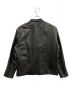 JOURNAL STANDARD relume (ジャーナルスタンダード レリューム) LAMB LEATHER RIDERS JACKET ブラック サイズ:L：6000円