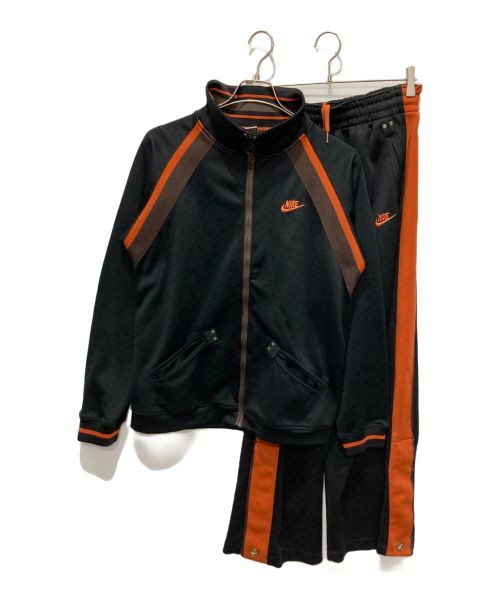 NIKE（ナイキ）NIKE (ナイキ) セットアップジャージ ブラック×オレンジ サイズ:Lの古着・服飾アイテム