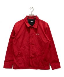 stussy（ステューシー）の古着「コーチジャケット」｜レッド