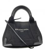 BALENCIAGAバレンシアガ）の古着「NAVY CABAS XS TOTE Bag/390346」｜ブラック