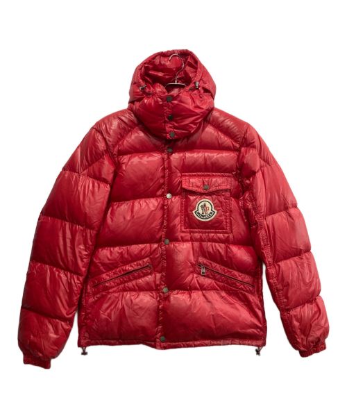 MONCLER（モンクレール）MONCLER (モンクレール) K2ダウンジャケット レッド サイズ:5の古着・服飾アイテム