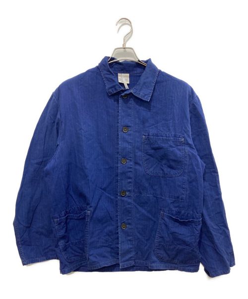 SANFOR（サンフォー）SANFOR (サンフォー) フレンチワークジャケット ブルー サイズ:52の古着・服飾アイテム