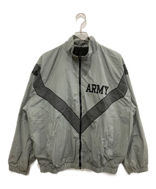 US ARMY（ユーエスアーミー）US ARMY (ユーエスアーミー) トレーニングジャケット グレー サイズ:Medium Regularの古着・服飾アイテム