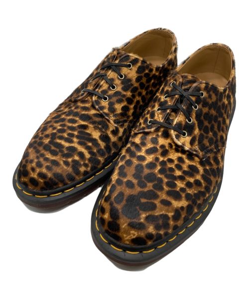 Dr.Martens（ドクターマーチン）Dr.Martens (ドクターマーチン) Smiths Micro Leopard Hair On ベージュ×ブラック サイズ:UK9の古着・服飾アイテム