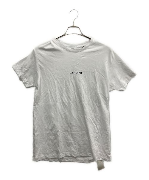 LARDINI（ラルディーニ）LARDINI (ラルディーニ) ロゴTシャツ ホワイト サイズ:Mの古着・服飾アイテム