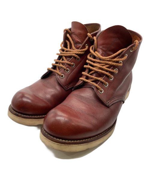 RED WING（レッドウィング）RED WING (レッドウィング) プレーントゥワークブーツ ブラウン サイズ:US9の古着・服飾アイテム