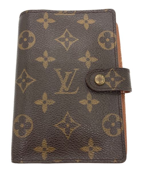 LOUIS VUITTON（ルイ ヴィトン）LOUIS VUITTON (ルイ ヴィトン) アジェンダPM/手帳カバー ブラウンの古着・服飾アイテム