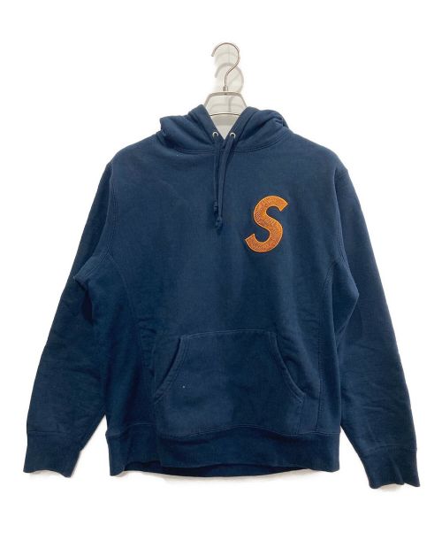 SUPREME（シュプリーム）SUPREME (シュプリーム) S Logo Hooded Sweatshirt/エスロゴフーデッドスウェットシャツ ネイビー サイズ:Mの古着・服飾アイテム