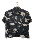 Porter Classicポータークラシック）の古着「ALOHA SHIRT SKATEBOARDING」｜ブラック