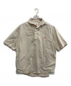 DANTONダントン）の古着「ROUND COLLAR P.O SHIRTS」｜ベージュ