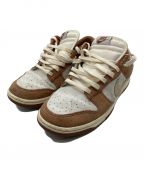 NIKEナイキ）の古着「DUNK LOW RETRO PRM」｜ホワイト×ブラウン