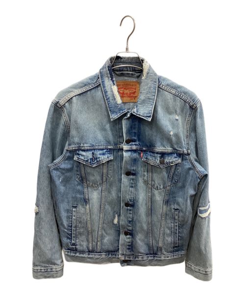 LEVI'S（リーバイス）LEVI'S (リーバイス) Denim Trucker Jacket Get Ripped インディゴ サイズ:Mの古着・服飾アイテム