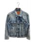 LEVI'S（リーバイス）の古着「Denim Trucker Jacket Get Ripped」｜インディゴ