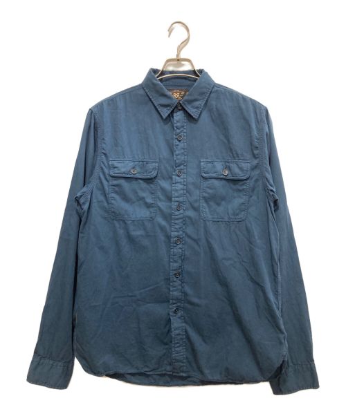 RRL（ダブルアールエル）RRL (ダブルアールエル) ダブルポケットロングスリーブシャツ ネイビー サイズ:Mの古着・服飾アイテム