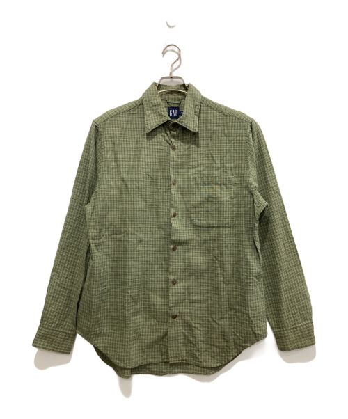 GAP（ギャップ）GAP (ギャップ) チェックシャツ グリーン サイズ:Sの古着・服飾アイテム
