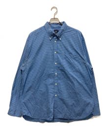 GAP（ギャップ）の古着「チェックシャツ」｜ブルー