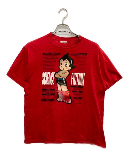 Mighty Atom（マイティーアトム）Mighty Atom (マイティーアトム) 90s ホログラムプリントTシャツ レッド サイズ:不明の古着・服飾アイテム