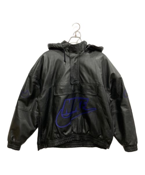 SUPREME（シュプリーム）SUPREME (シュプリーム) NIKE (ナイキ) Leather Anorak ブラック サイズ:Mの古着・服飾アイテム