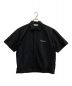 UNIVERSAL PRODUCTS.（ユニバーサルプロダクツ）の古着「EMBROIDERED TRACK SHIRT」｜ブラック