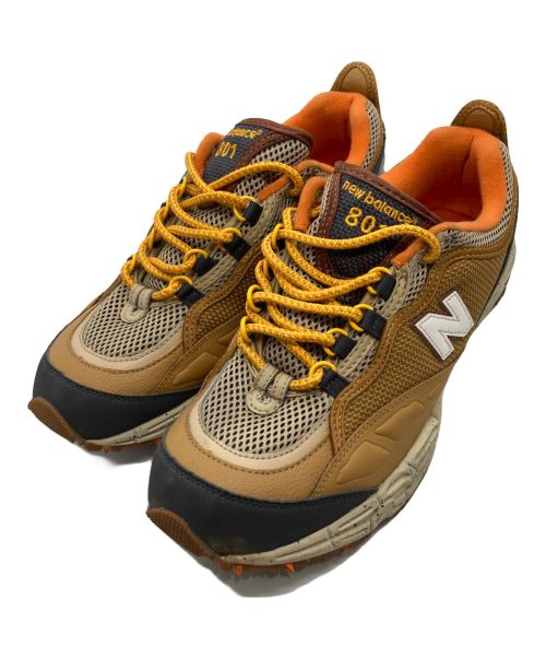 NEW BALANCE（ニューバランス）NEW BALANCE (ニューバランス) ML801 NEC ブラウン×オレンジ サイズ:29cmの古着・服飾アイテム