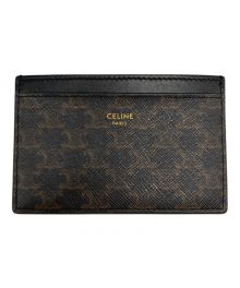 CELINE（セリーヌ）の古着「トリオンフキャンバスカードホルダー」｜ブラック