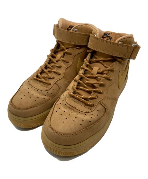 NIKE（ナイキ）NIKE (ナイキ) AIR FORCE 1 MID '07 WB FLAX ブラウン サイズ:28㎝の古着・服飾アイテム