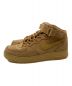 NIKE (ナイキ) AIR FORCE 1 MID '07 WB FLAX ブラウン サイズ:28㎝：9000円