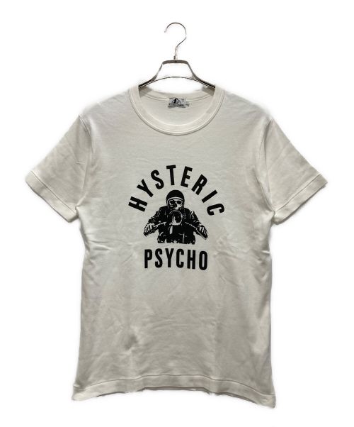 Hysteric Glamour（ヒステリックグラマー）Hysteric Glamour (ヒステリックグラマー) プリントTシャツ ホワイト サイズ:Lの古着・服飾アイテム