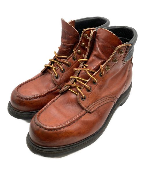 RED WING（レッドウィング）RED WING (レッドウィング) ワークブーツ ブラウン サイズ:9 1/2Dの古着・服飾アイテム