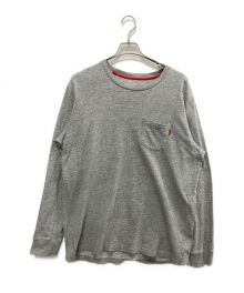 SUPREME（シュプリーム）の古着「L/S Pocket Tee」｜グレー