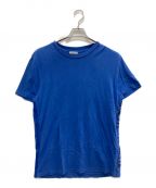 MONCLERモンクレール）の古着「サイドロゴポイントTシャツ」｜ブルー