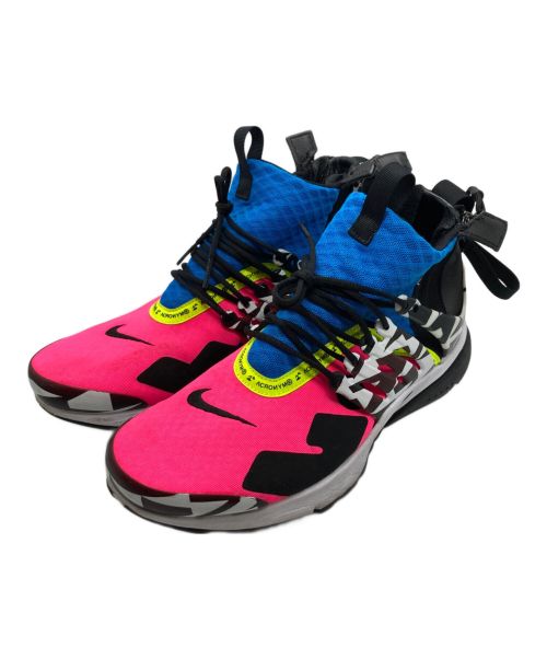 NIKE（ナイキ）NIKE (ナイキ) ACRONYM (アクロニウム) AIR PRESTO MID / ACRONYM ピンク×ブルー サイズ:27の古着・服飾アイテム