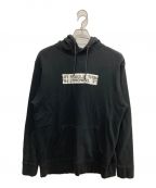 sacai×FRAGMENT DESIGNサカイ×フラグメントデザイン）の古着「FRAGIL HOODIE」｜ブラック