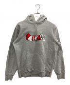 SUPREMEシュプリーム）の古着「Cat in the Hat Hooded Sweatshirt」｜グレー