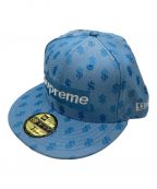 New Era×SUPREMEニューエラ×シュプリーム）の古着「Monogram Box Logo Cap」｜ブルー