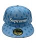 New Era (ニューエラ) SUPREME (シュプリーム) Monogram Box Logo Cap ブルー サイズ:7 1/2：12000円