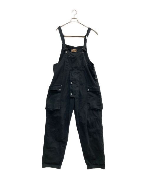 NIGEL CABOURN（ナイジェルケーボン）NIGEL CABOURN (ナイジェルケーボン) NAVAL DUNGAREE HERRINGBONE OVERALL ブラック サイズ:50の古着・服飾アイテム