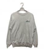 jiedaジエダ）の古着「EMBROIDERY SWEAT CREW」｜グレー