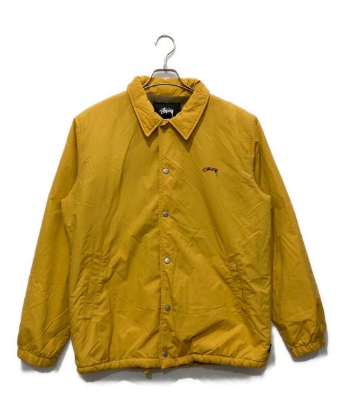 stussy（ステューシー）stussy (ステューシー) コーチジャケット イエロー サイズ:Mの古着・服飾アイテム