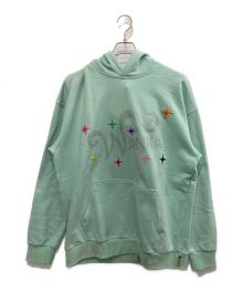 Wanna Collection（ワナ コレクション）の古着「“Wilky May” Rhine Stone Hoodie」｜ブルー