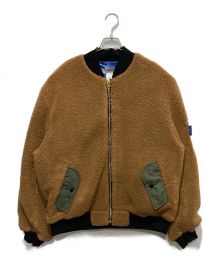 WANNA（ワナ）の古着「W SWELLS BOA BOMBER JACKET」｜ブラウン