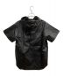 WANNA (ワナ) ECO LEATHER Hooded sharlock S/S shirts ブラック サイズ:1：8000円