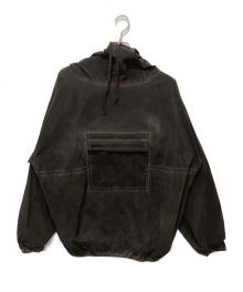 DAIRIKU（ダイリク）の古着「Vintage Wash Parachute Anorak Parka」｜グレー