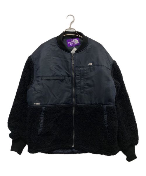 THE NORTHFACE PURPLELABEL（ザ・ノースフェイス パープルレーベル）THE NORTHFACE PURPLELABEL (ザ・ノースフェイス パープルレーベル) 別注Wool Boa Fleece Denali Jacket/ウールボアフリースデナリジャケット ブラック サイズ:XLの古着・服飾アイテム