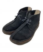 CLARKS×BEAMSクラークス×ビームス）の古着「スエード センターシーム デザート」｜ブラック