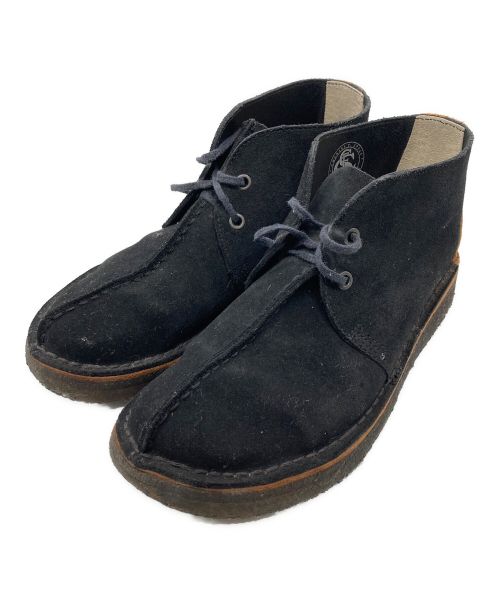 CLARKS（クラークス）CLARKS (クラークス) BEAMS (ビームス) スエード センターシーム デザート ブラック サイズ:25.5の古着・服飾アイテム